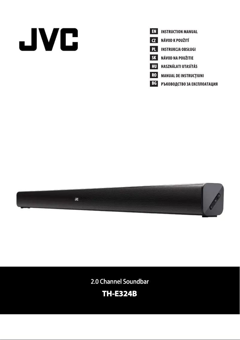 Image de la première page du manuel de l'appareil TH-E324B