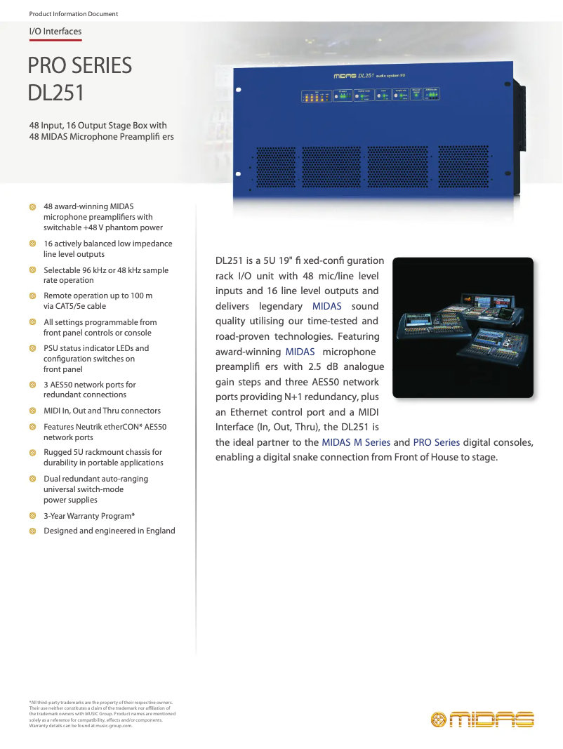 Imagen de la primera página del manual del dispositivo DL251