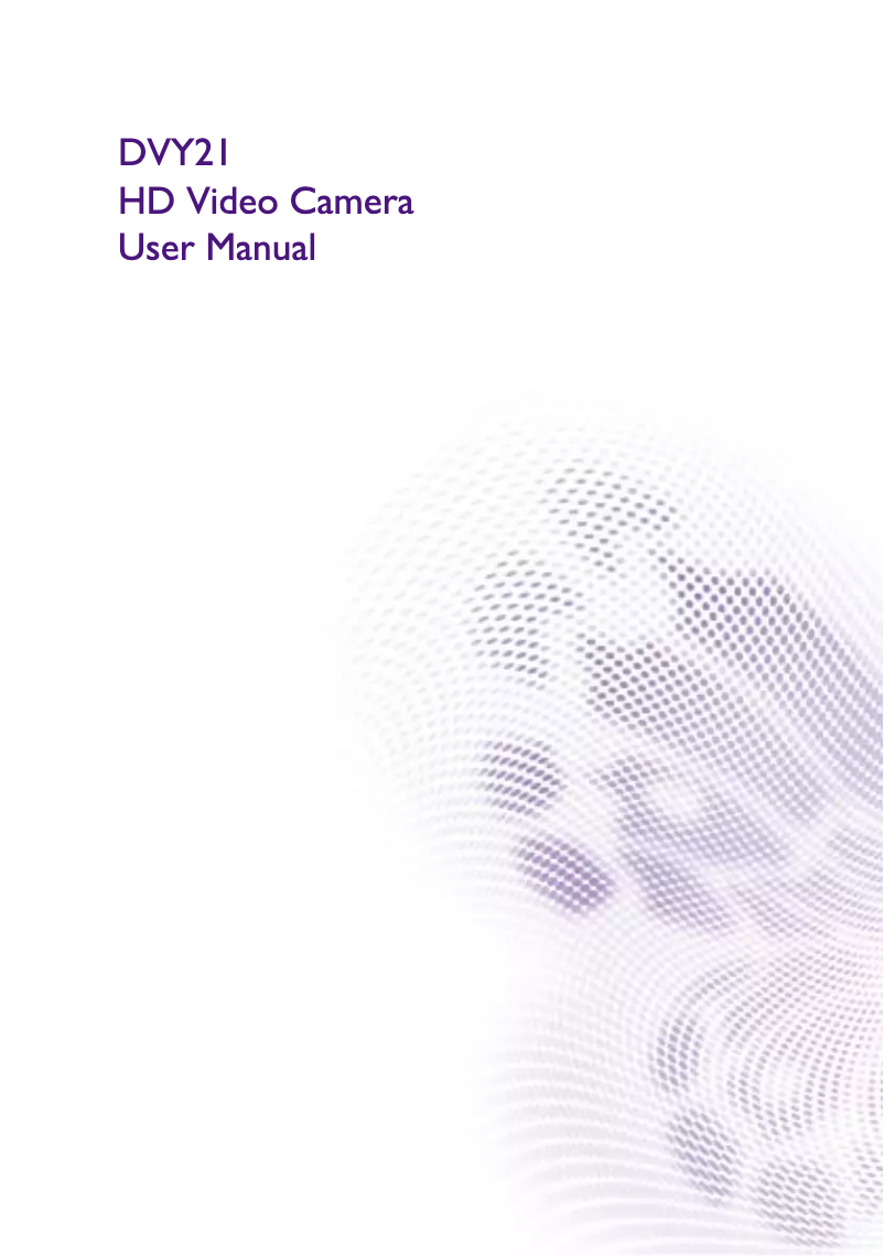 Page 1 de la notice Manuel utilisateur BenQ DVY21