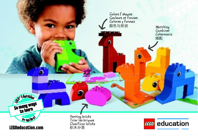 Page 1 de la notice Manuel utilisateur Lego Education 45011