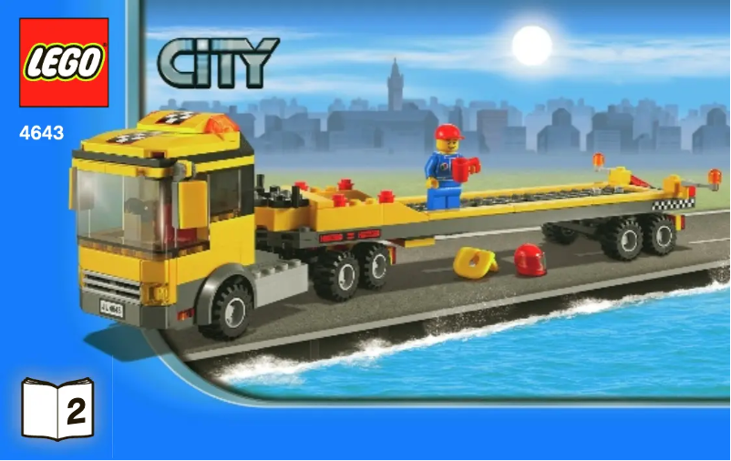 Page 1 de la notice Manuel utilisateur Lego City 4643