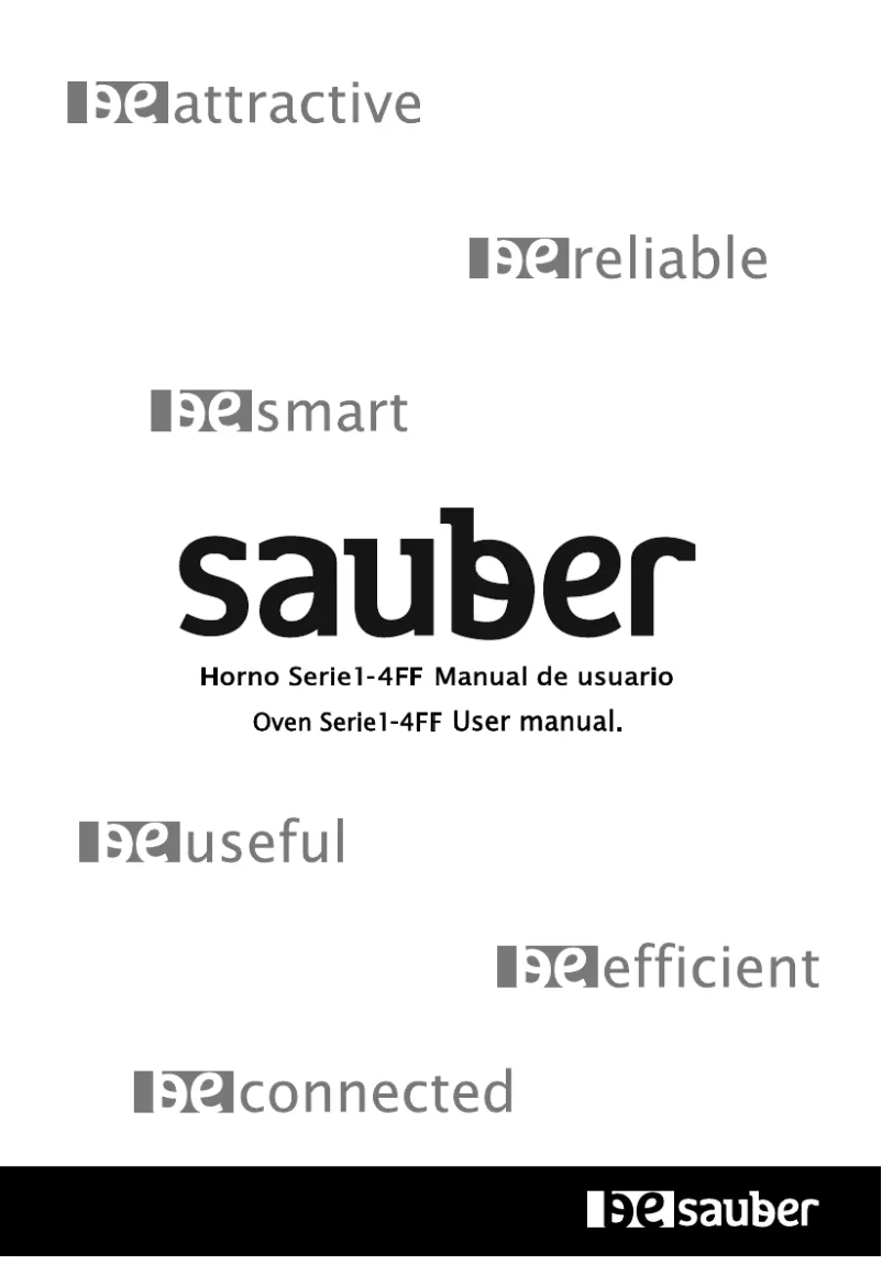 Page 1 de la notice Manuel utilisateur Sauber SERIE 1-4 FF