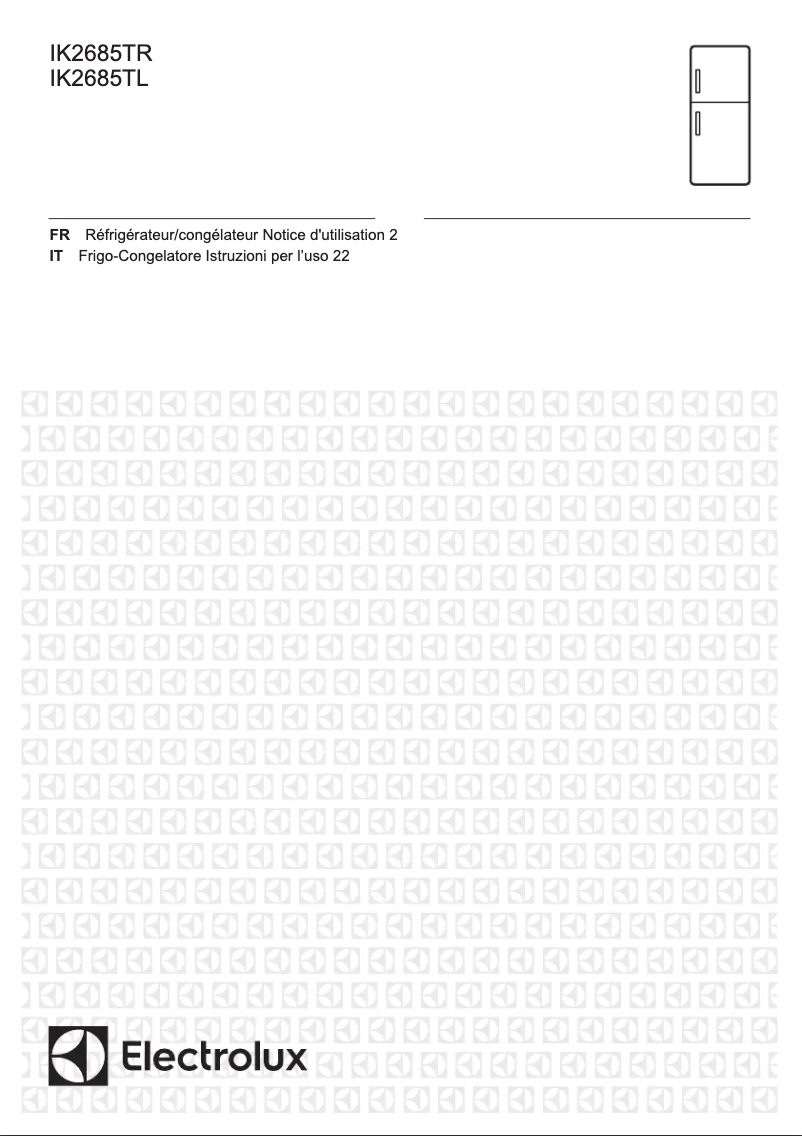 Page n°1 - Manuel utilisateur Electrolux IK2685TL