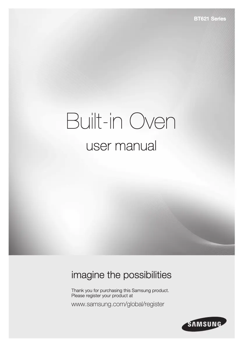 Page 1 de la notice Manuel utilisateur Samsung BT621TCDST