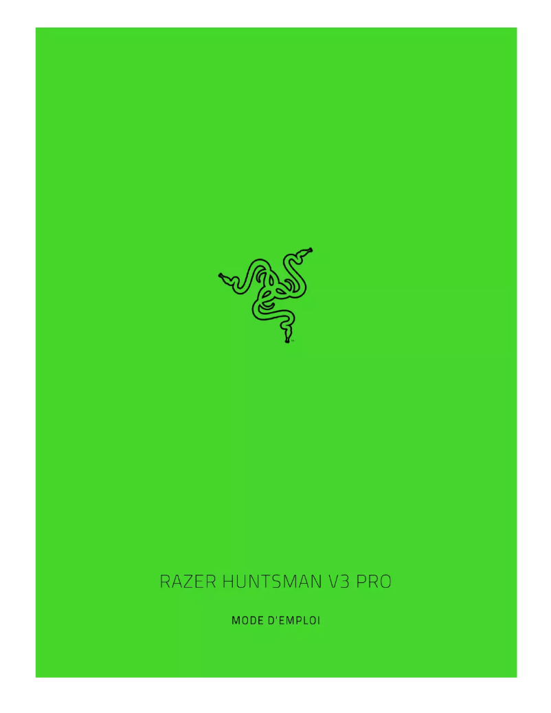 Image de la première page du manuel de l'appareil Huntsman V3 Pro