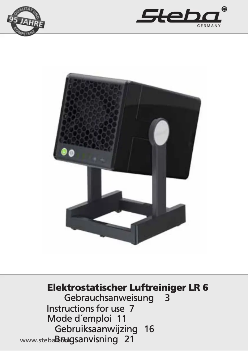 Image de la première page du manuel de l'appareil LR6