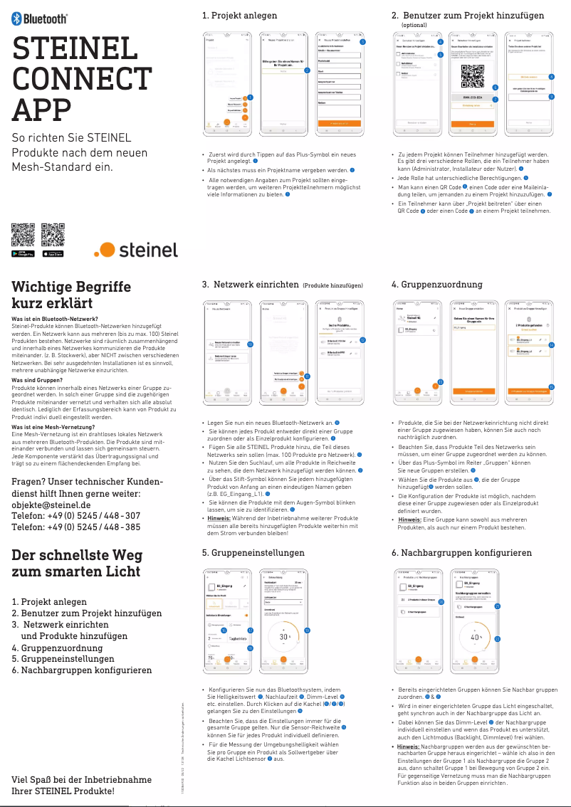 Página 1 del manual Guía de inicio rápido Steinel L 845 SC