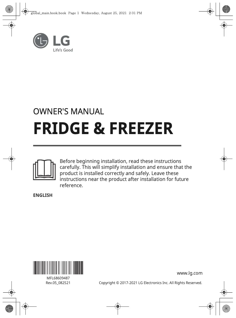 Page n°1 - Manuel utilisateur LG GT-D4117PZ