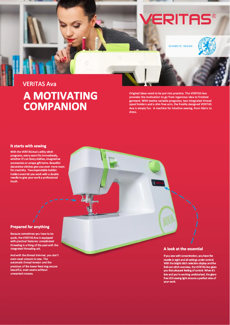 Page n°1 - Fiche technique Veritas AVA