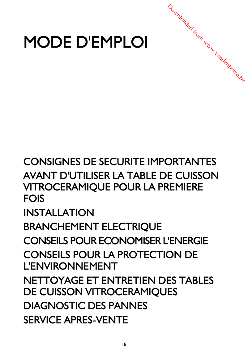 Image de la première page du manuel de l'appareil AKT 8090/NE