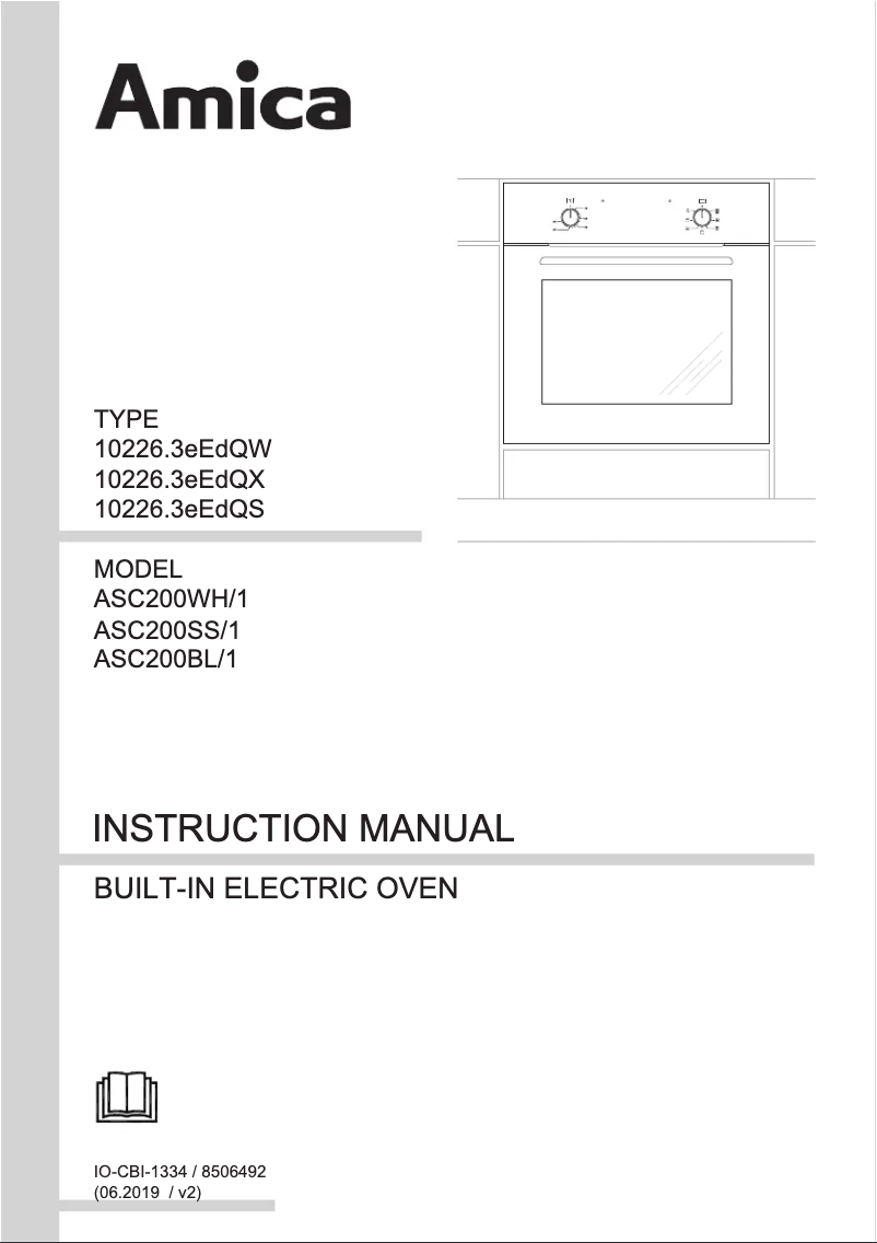 Page 1 de la notice Manuel utilisateur Amica ASC200WH