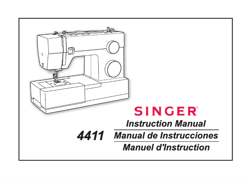 Page n°1 - Manuel utilisateur Singer Facilita Pro 4411