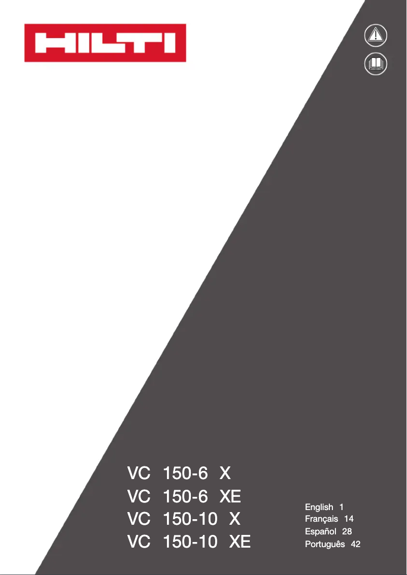 Page n°1 - Manuel utilisateur Hilti DGH 150