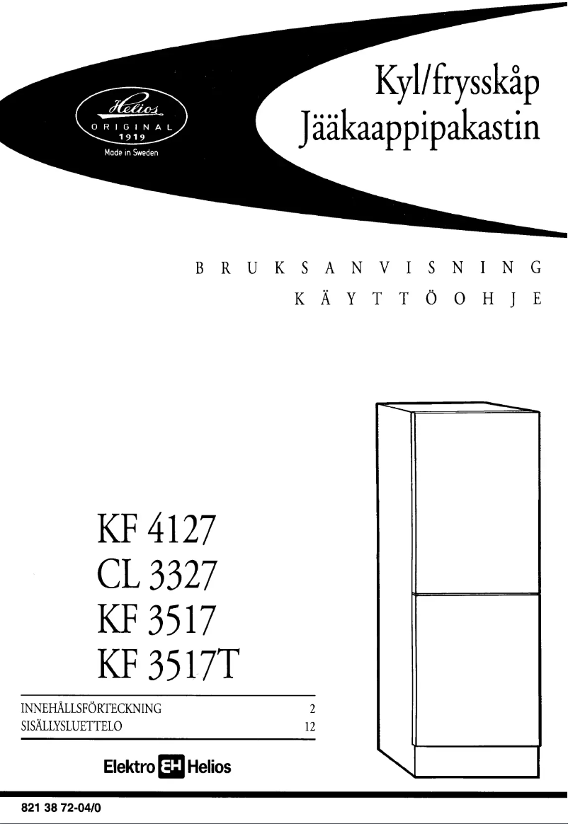 Image de la première page du manuel de l'appareil KF3517T