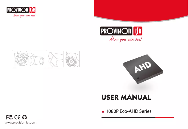 Page n°1 - Manuel utilisateur Provision-ISR I4-390AHDEVF