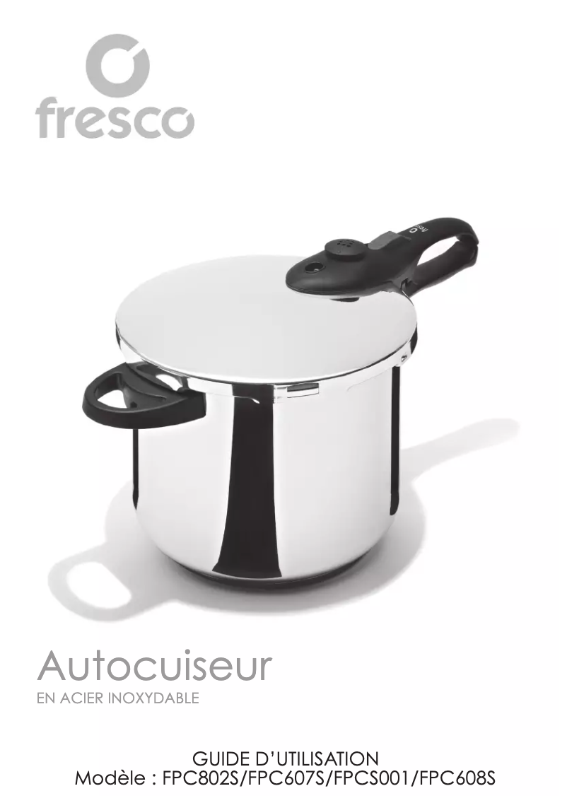Page 1 de la notice Manuel utilisateur Fresco FPC802S