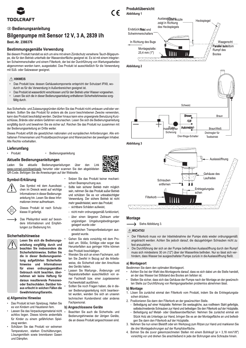 Página 1 del manual Manual de usuario Toolcraft TO-7159128