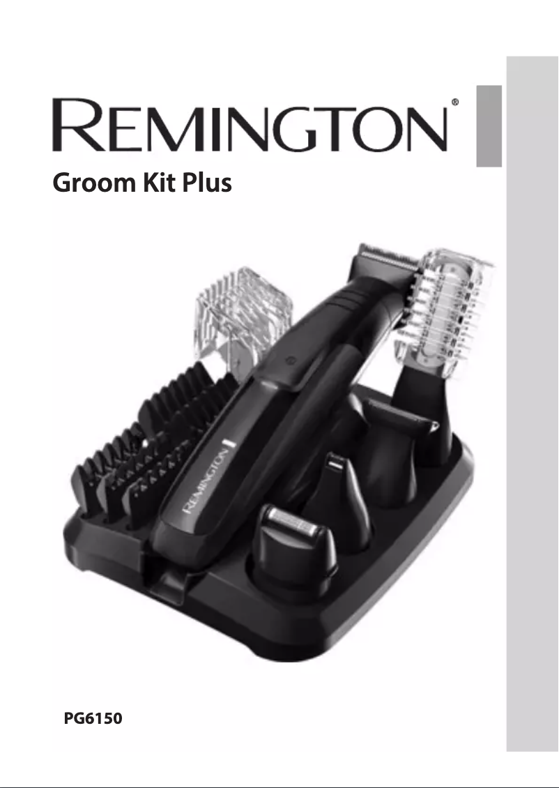 Page 1 de la notice Manuel utilisateur Remington Groom Kit Plus PG6150