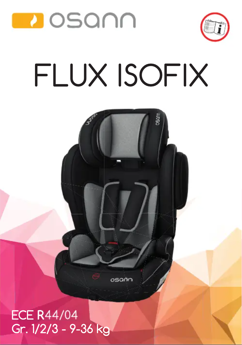 Image de la première page du manuel de l'appareil Flux Isofix
