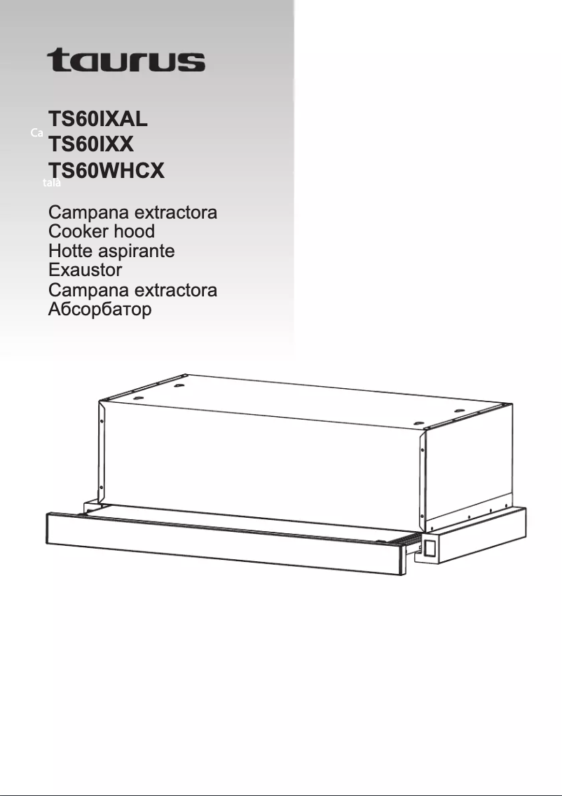 Image de la première page du manuel de l'appareil TS60IXAL