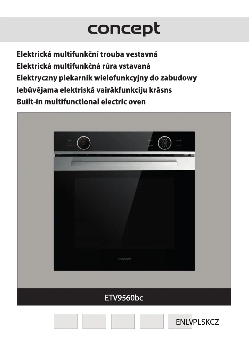 Page 1 de la notice Manuel utilisateur Concept ETV9560BC