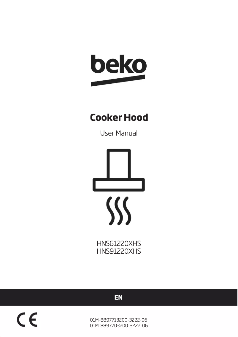 Page 1 de la notice Manuel utilisateur Beko HNS61220XH