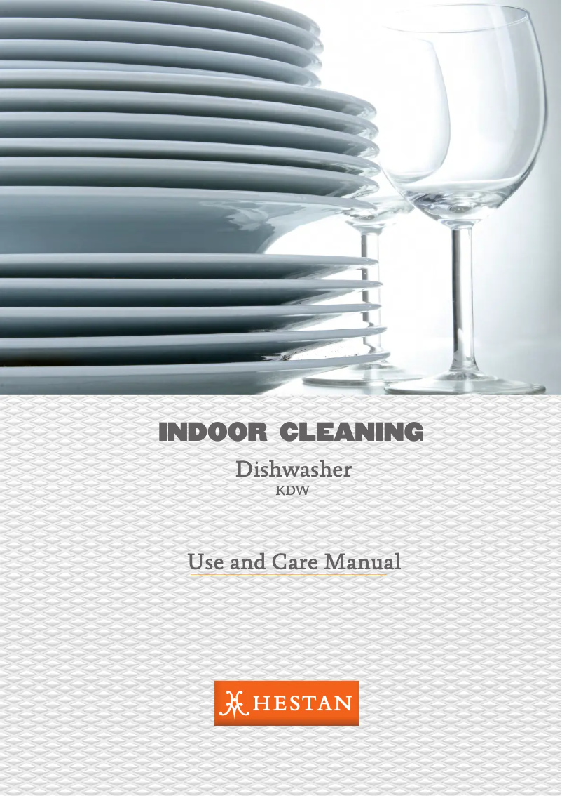 Page 1 de la notice Manuel d'utilisation et d'entretien Hestan KDW24BK