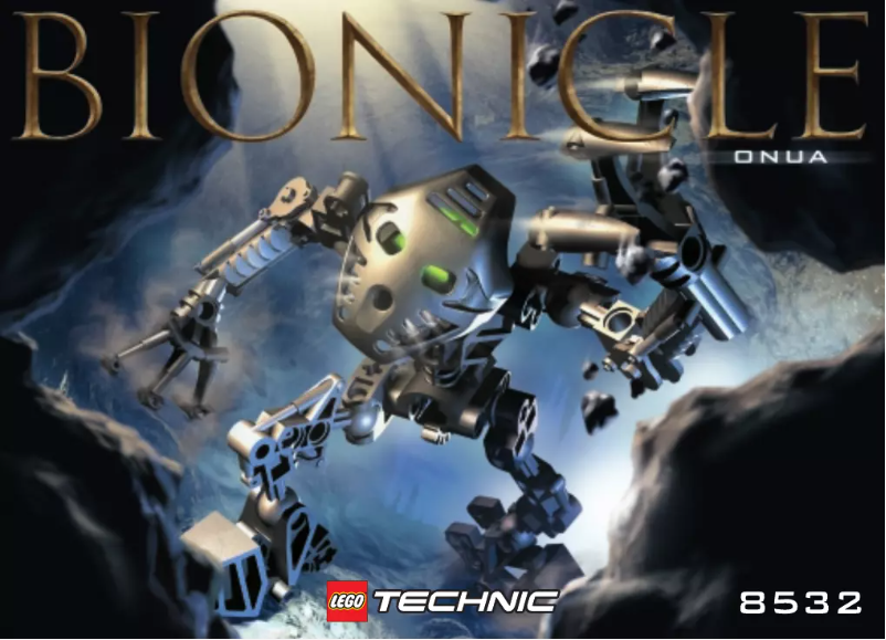 Page 1 de la notice Manuel utilisateur Lego Bionicle 8532