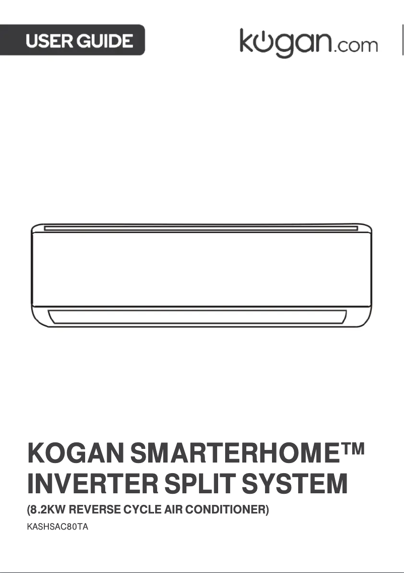 Page n°1 - Manuel utilisateur Kogan SmarterHome KASHSAC80TA
