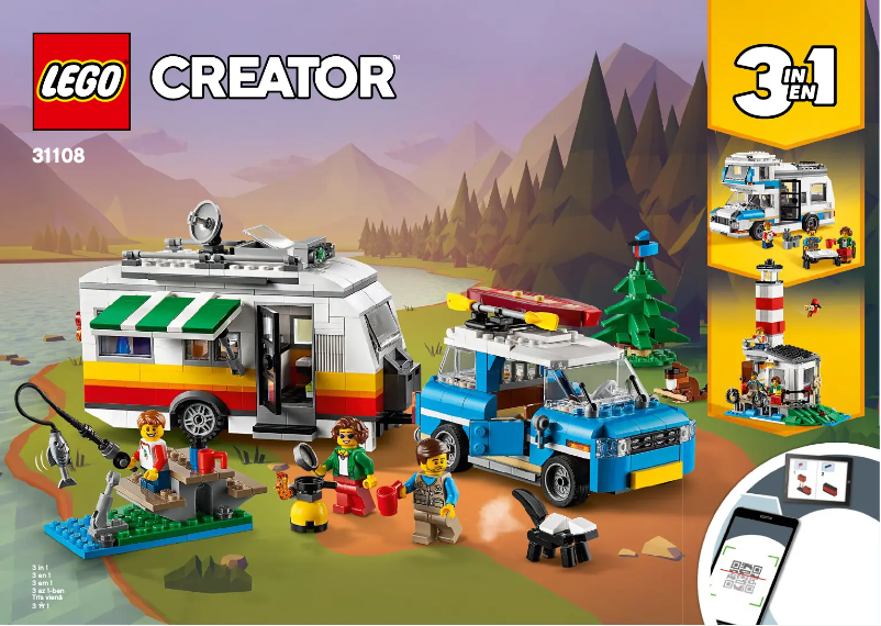 Page 1 de la notice Manuel utilisateur Lego Creator 31108