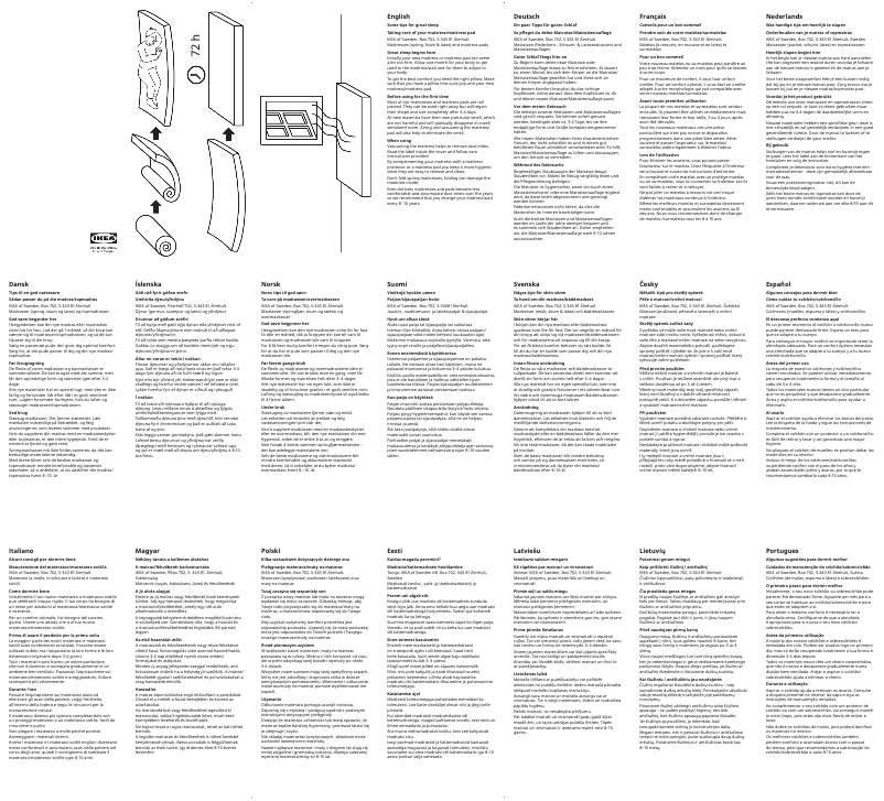 Image de la première page du manuel de l'appareil NYLÄGET 705.693.57