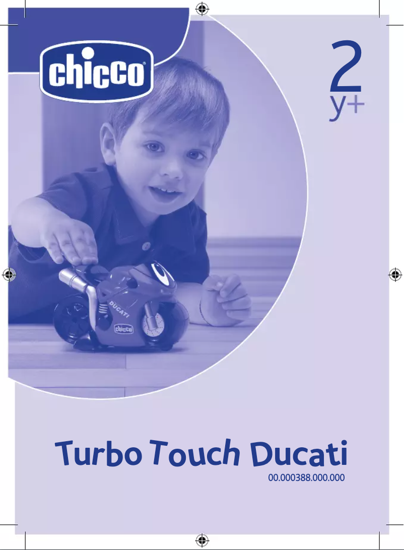 Page n°1 - Manuel utilisateur Chicco Turbo Touch Ducati