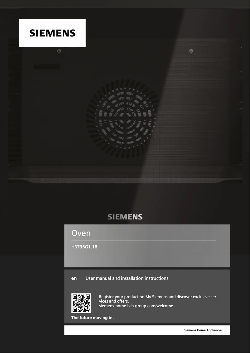 Image de la première page du manuel de l'appareil HB736G1B1
