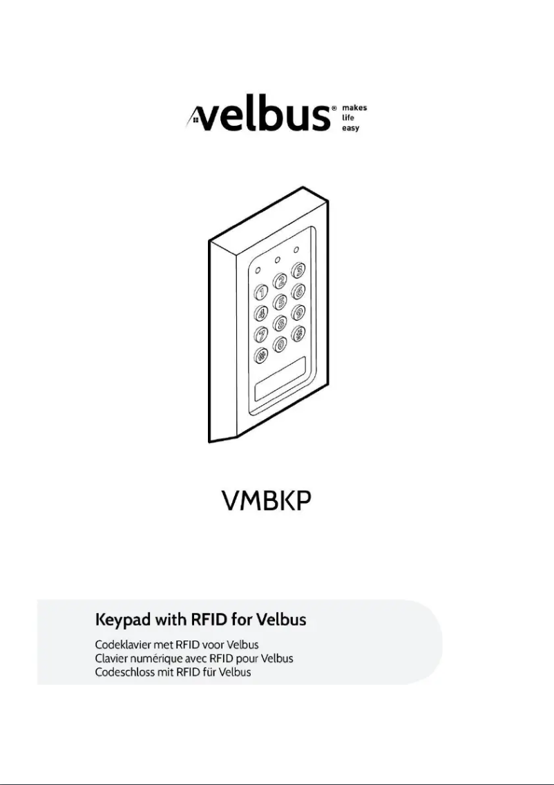 Page n°1 - Guide de démarrage rapide Velbus VMBKP