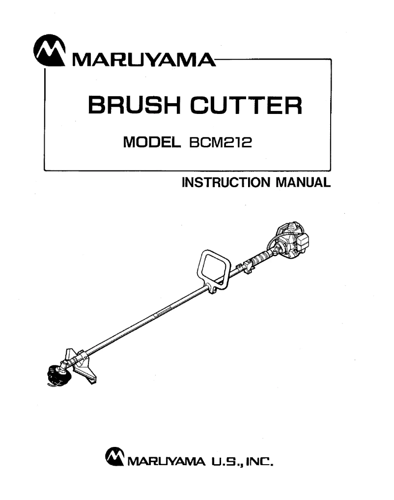 Image de la première page du manuel de l'appareil BCM212