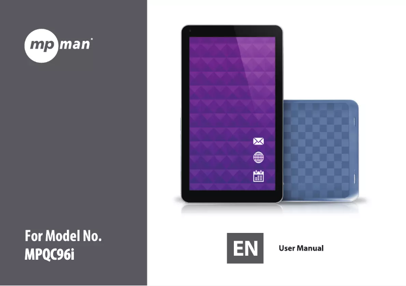 Página 1 del manual Manual de usuario Mpman MPQC96i