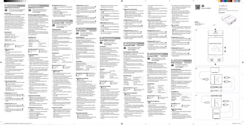Page n°1 - Manuel utilisateur Nedis VSWI3482AT