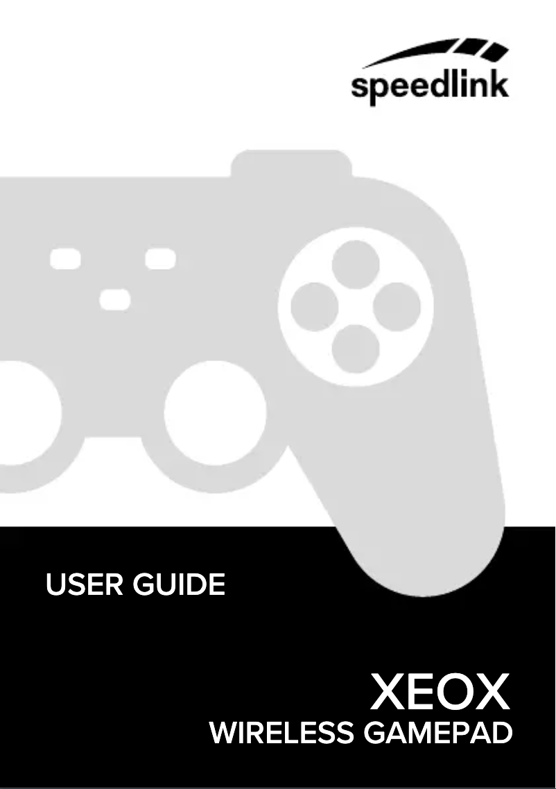 Image de la première page du manuel de l'appareil Xeox SL-6566-BK-01