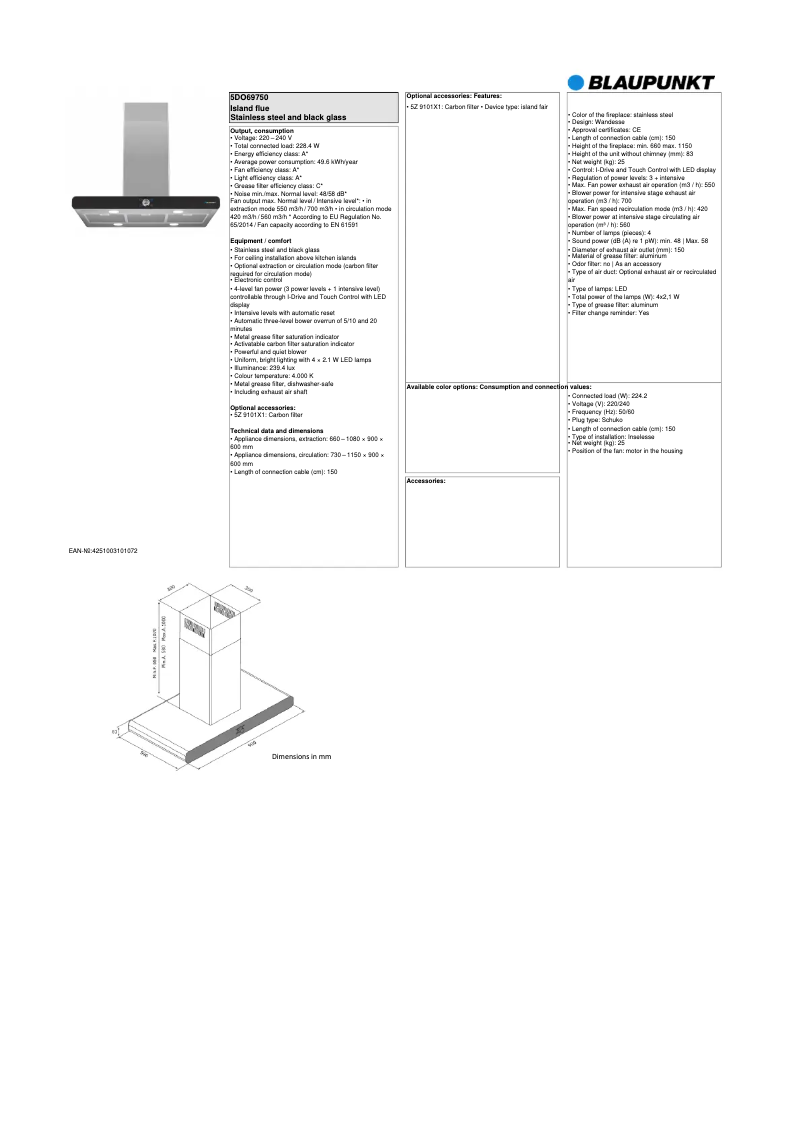 Image de la première page du manuel de l'appareil 5DO69750