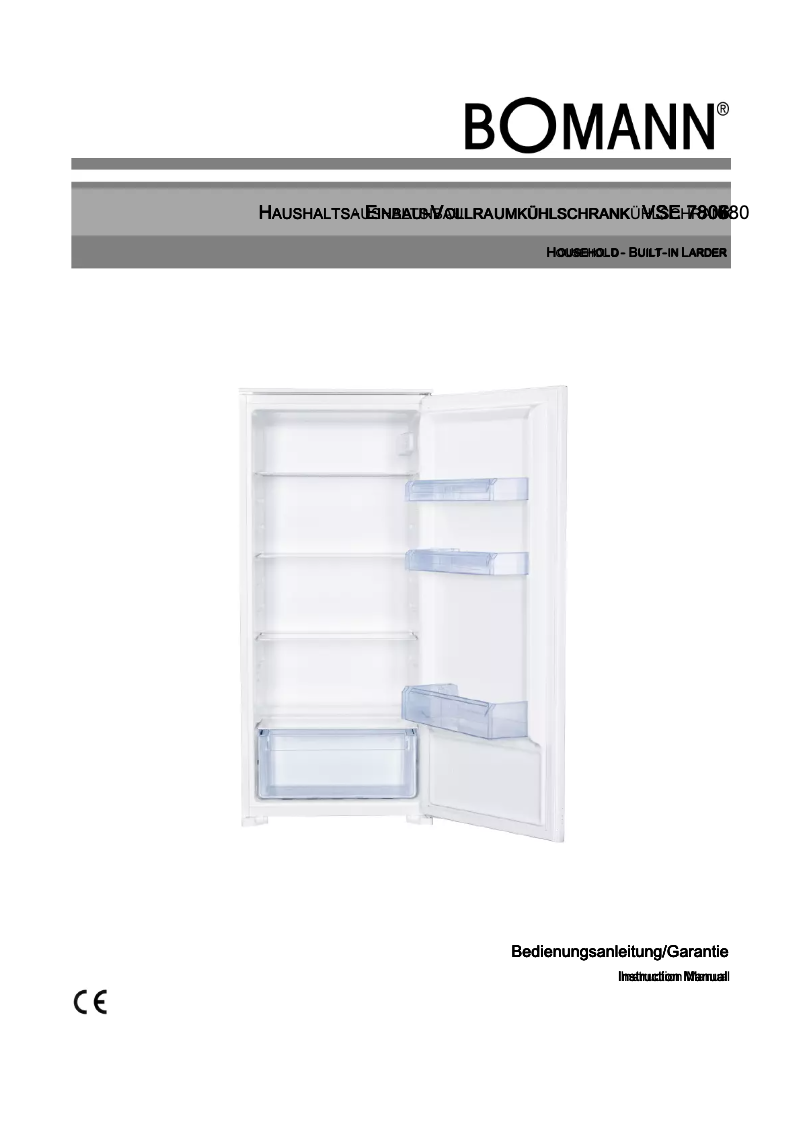 Image de la première page du manuel de l'appareil VSE 7806