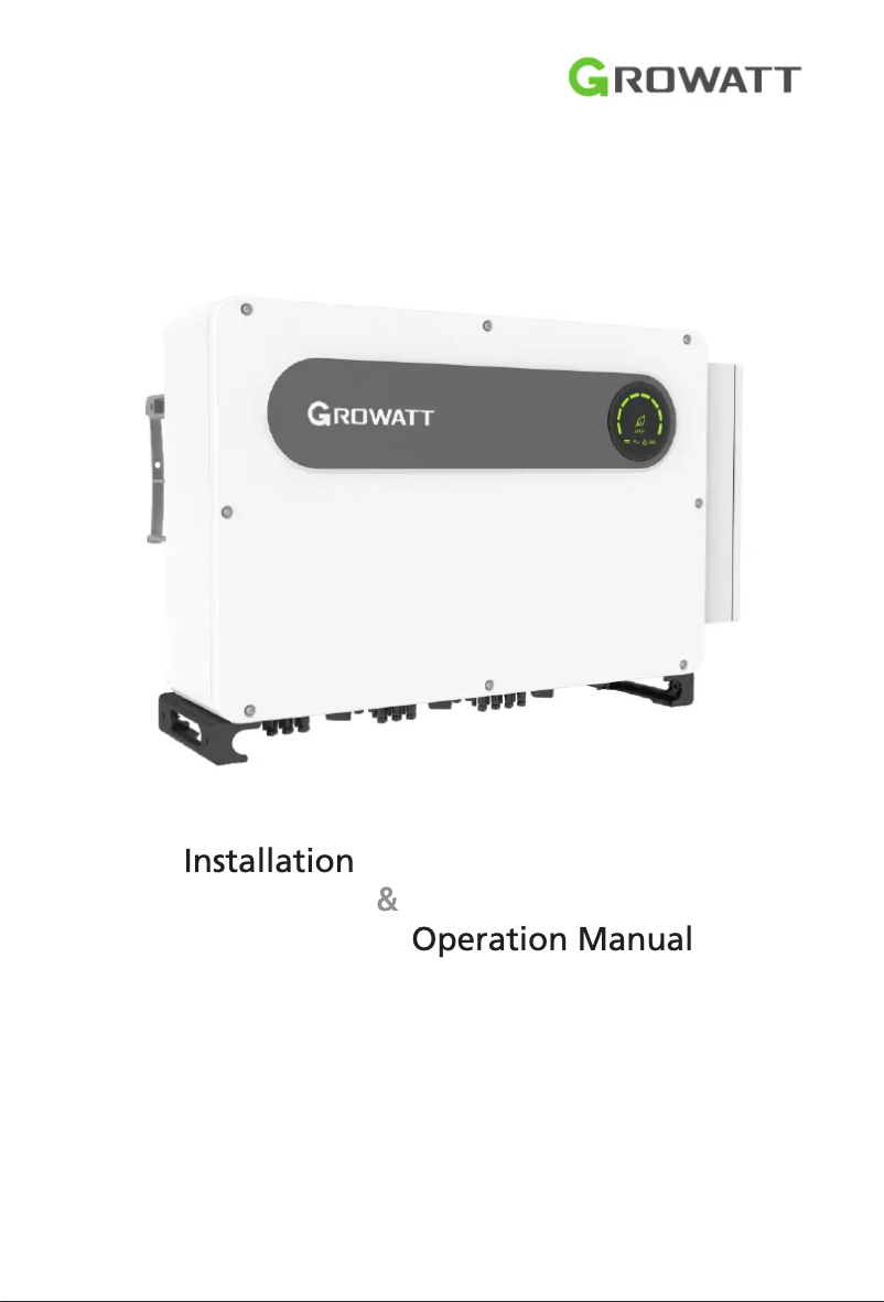 Image de la première page du manuel de l'appareil MAX 124-150KTL3-X MV