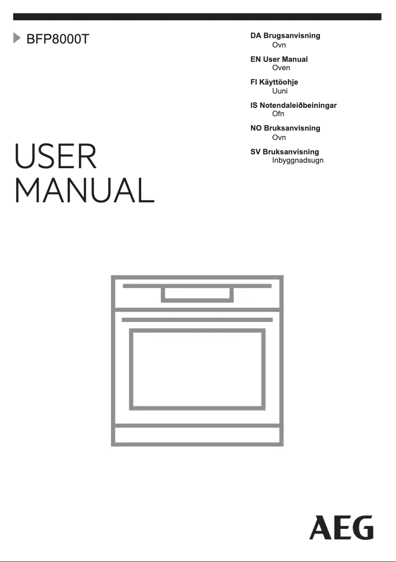 Imagen de la primera página del manual del dispositivo BFP8000T