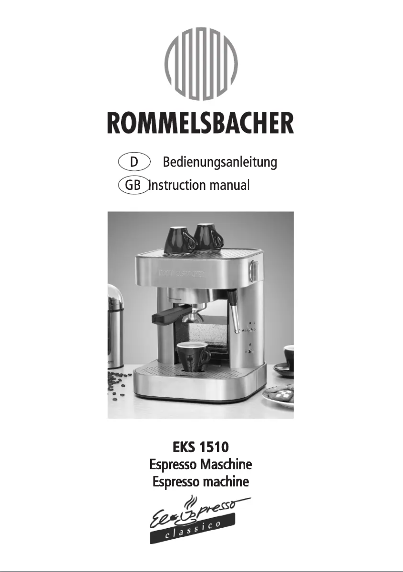 Page n°1 - Manuel utilisateur Rommelsbacher EKS 1510