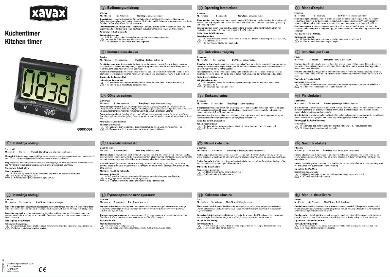 Página 1 del manual Manual de usuario Xavax Countdown