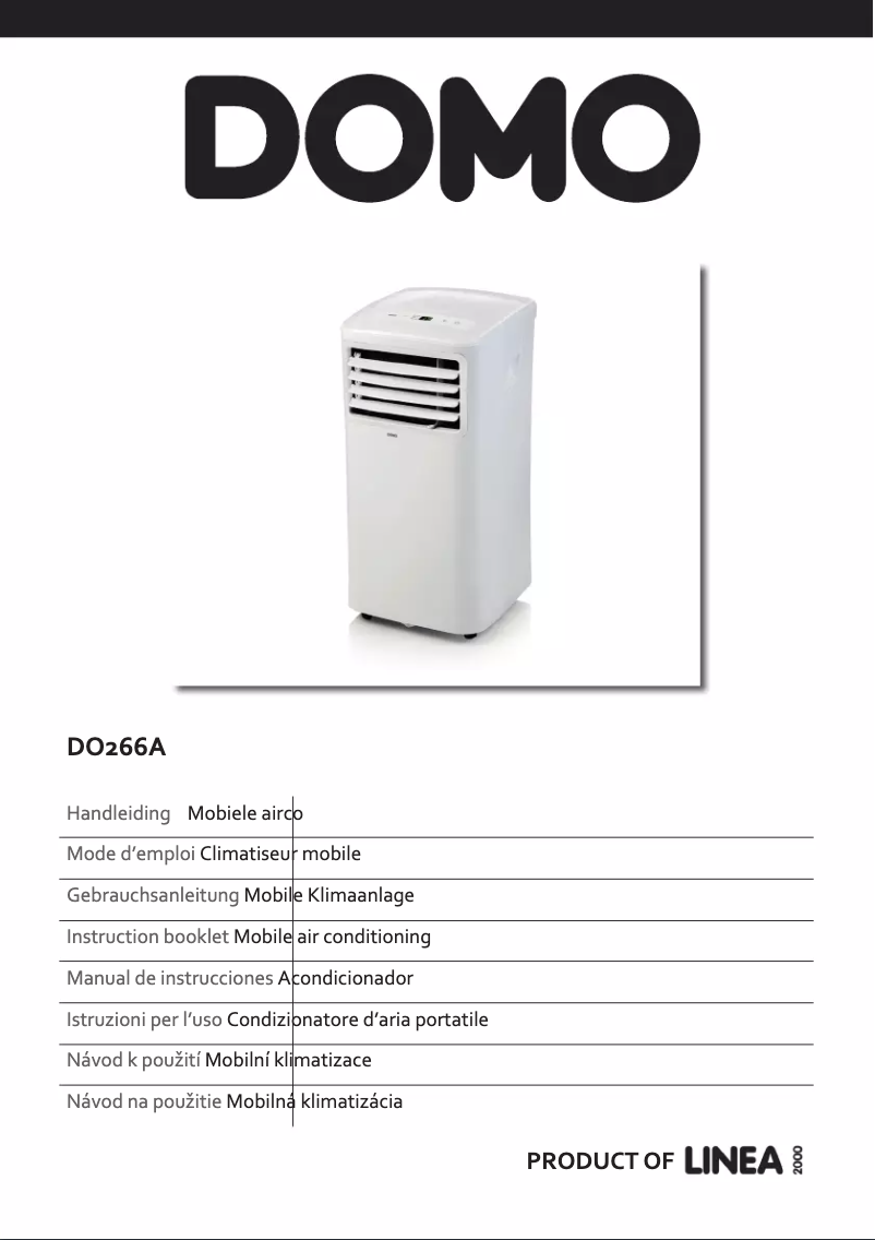 Page 1 de la notice Manuel utilisateur Domo DO266A