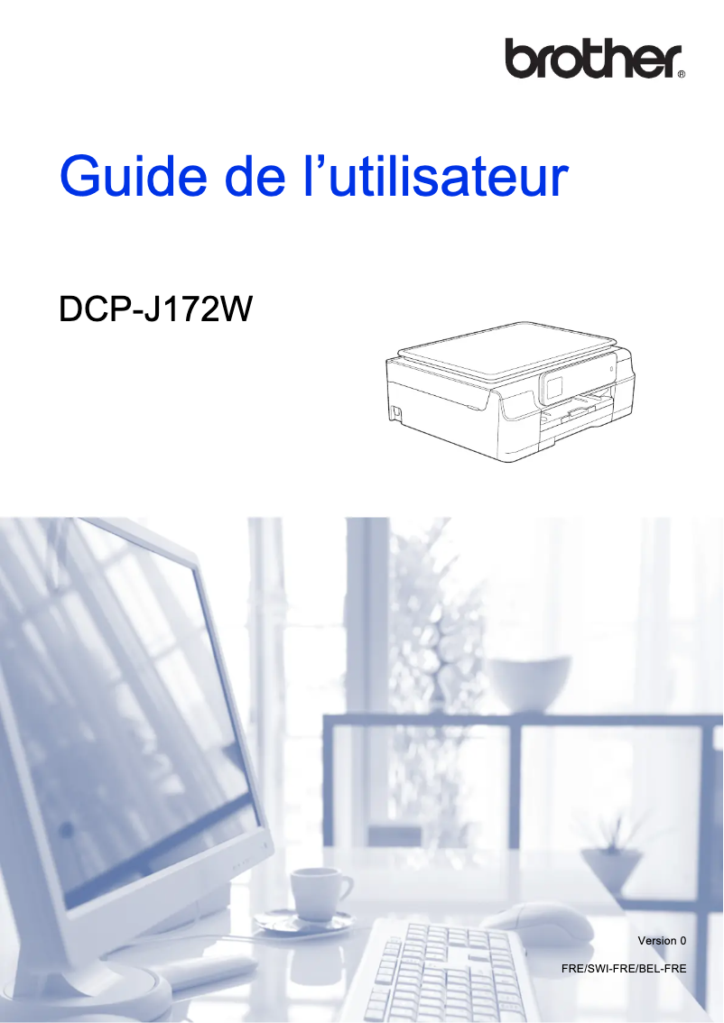 Page n°1 - Manuel utilisateur Brother DCP-J172W