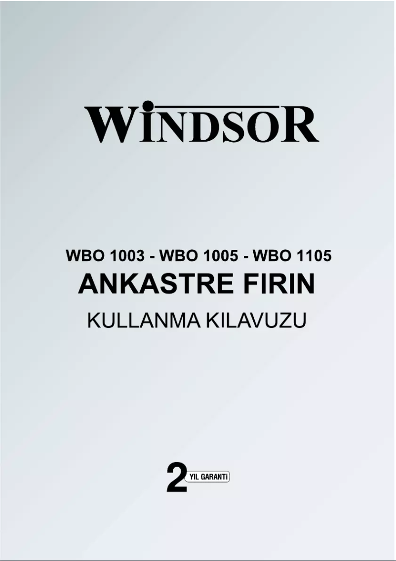 Image de la première page du manuel de l'appareil WBO 1005