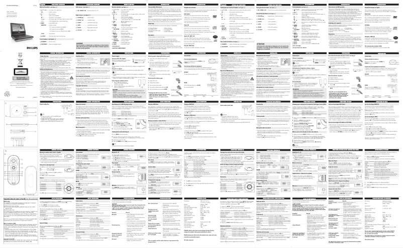 Imagen de la primera página del manual del dispositivo PET706