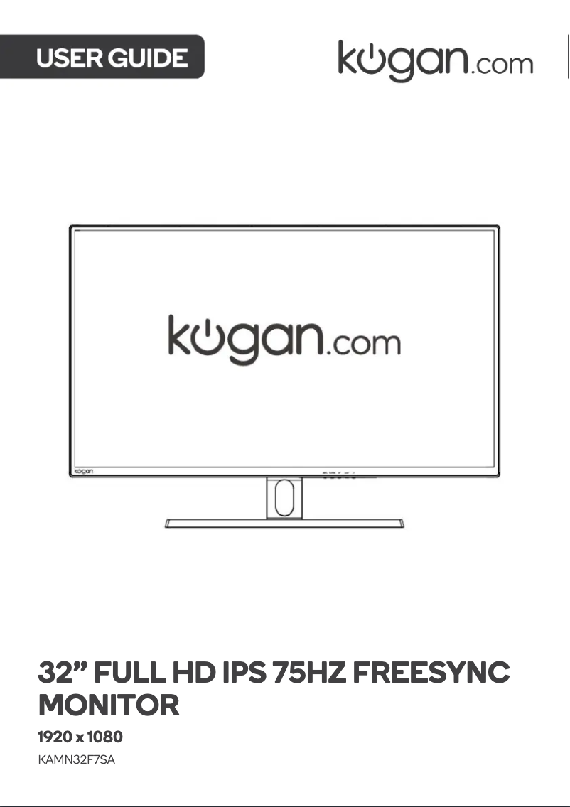 Page n°1 - Manuel utilisateur Kogan KAMN32F7SA