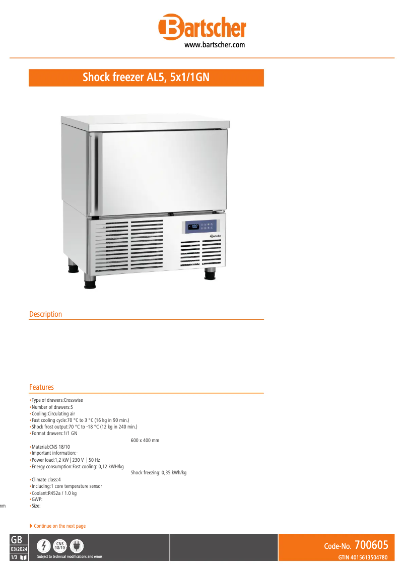 Image de la première page du manuel de l'appareil 700605